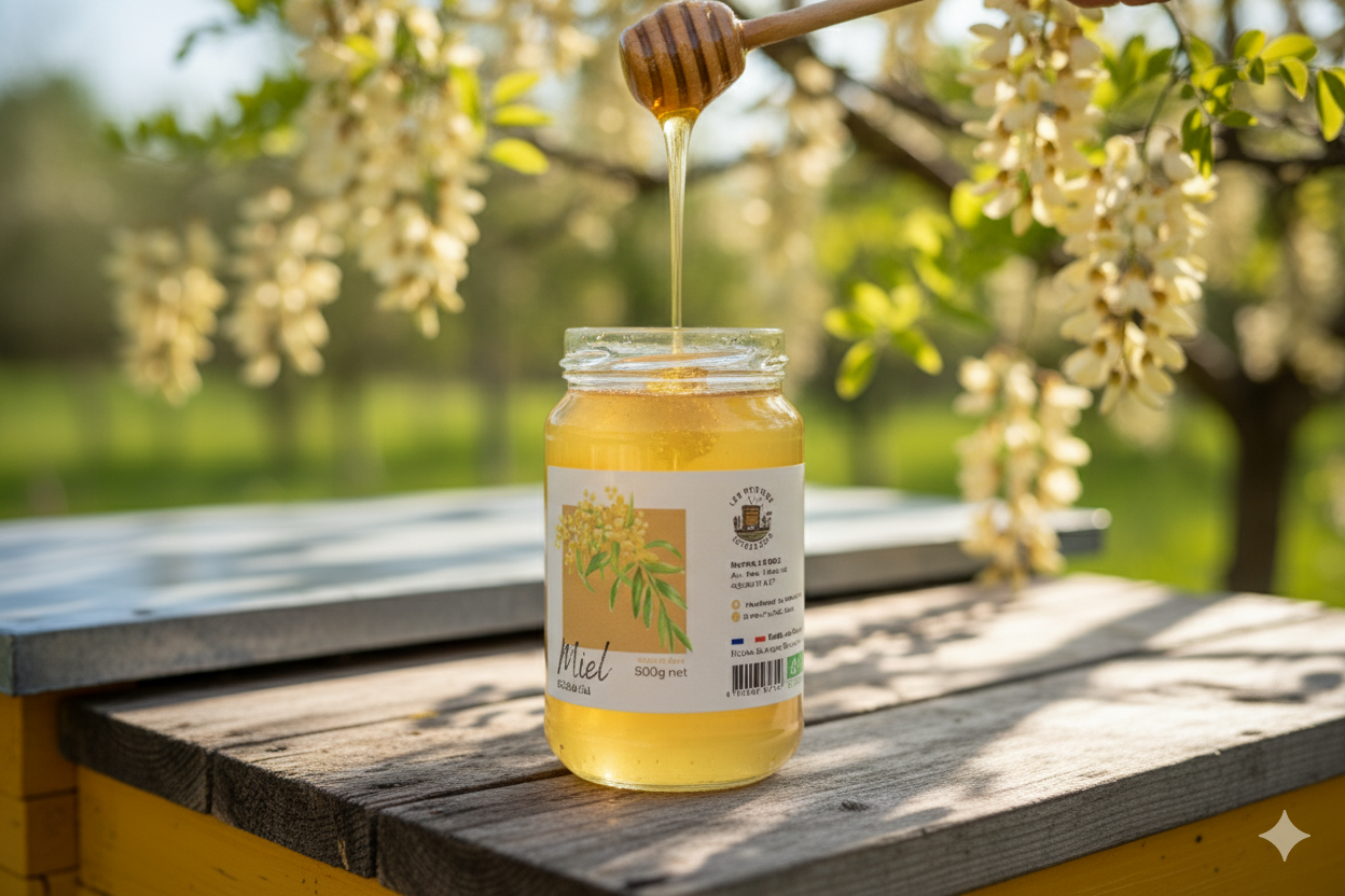 Miel d'acacia - Doux et Fleuri