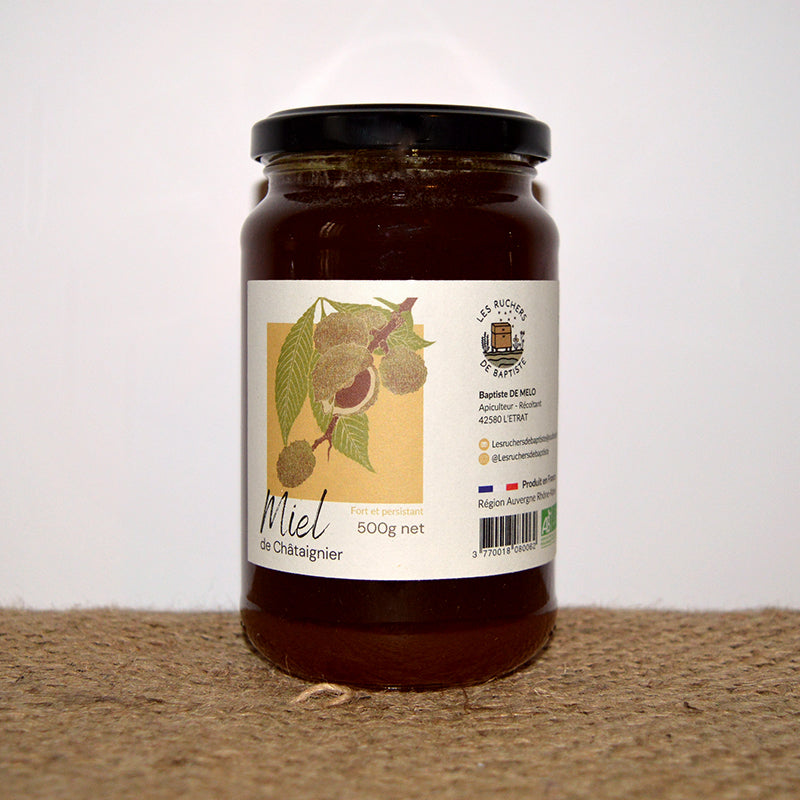 Miel de châtaigner - Fort et persistant