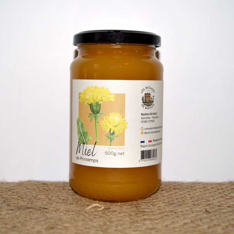 Miel de printemps-  Frais et floral